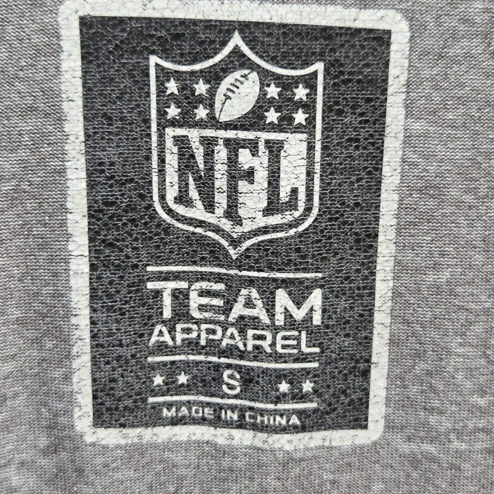 Baltimore Ravens Shirt Mens Small Gray NFL Football NFL Team Apparel Tee Graphic